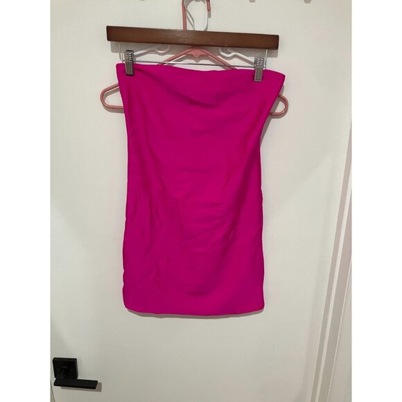 Good American Women's Compression Shine Tube Dress, Pink, Size 3 (Large) - Picture 2 of 4